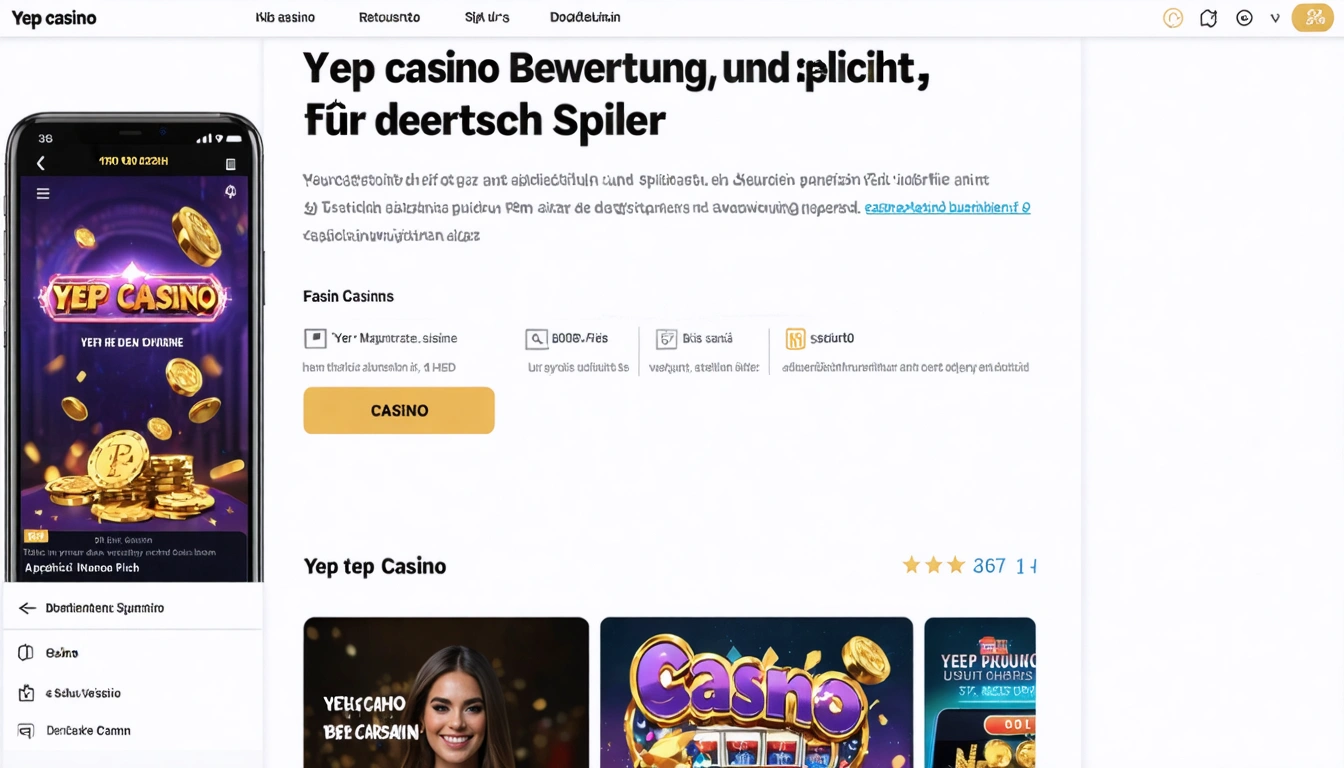 Yep casino Bewertung und Spielübersicht für deutsche Spieler
